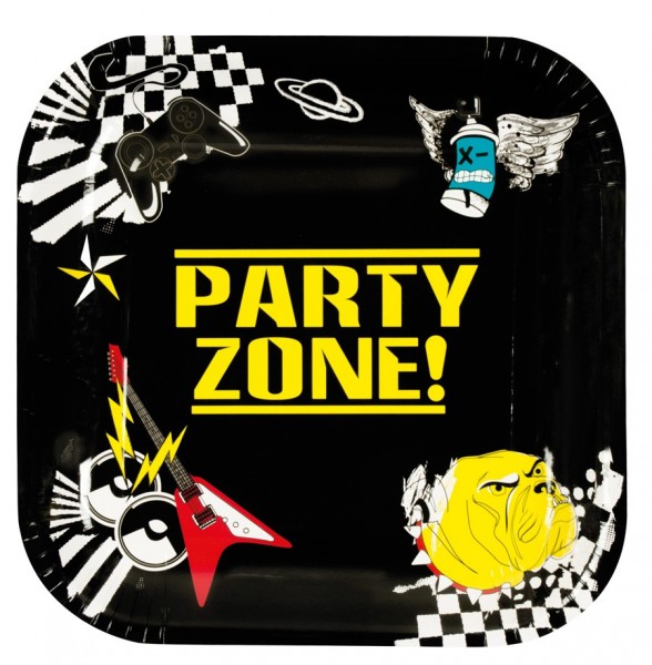 6 party zone plates