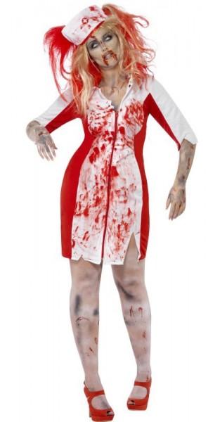 Undead Bloody Nurse Ladies Costume