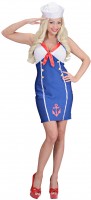 Oversigt: Retro sømand Rosi damer kostume