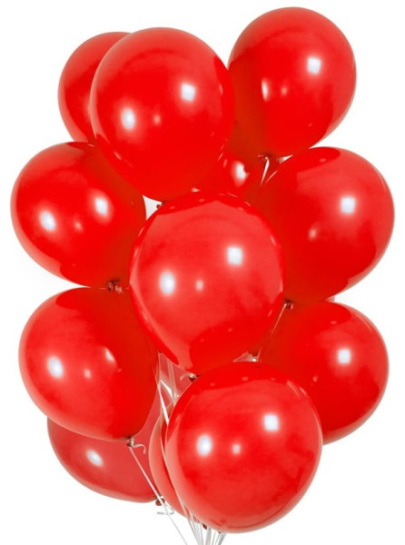30 palloncini rossi 23cm