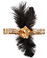 Elegantes Goldenes Charleston Stirnband