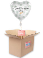 Vorschau: Lieblingsschatz Herz Folienballon 43cm