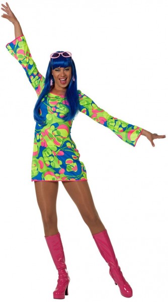 Freaky hippie-jurk voor dames