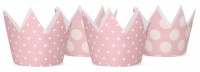 Preview: 4 One Star party crowns pink 10cm