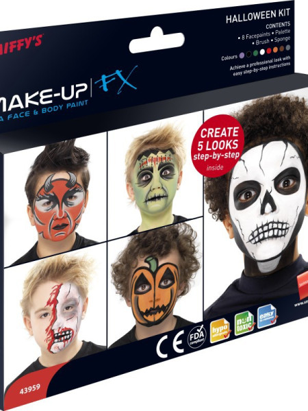 Make-up set voor gezicht en lichaam Premium aquarelverf