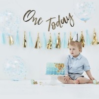 One Today party set blue 8 pieces