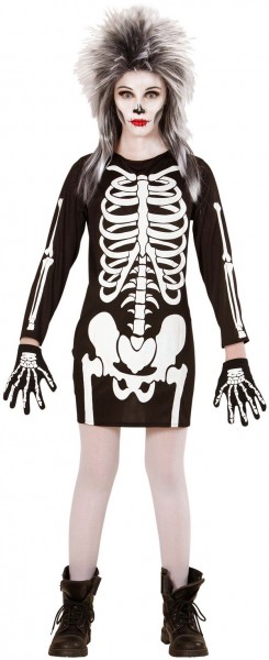 Knochen Kleid Skelett Kostüm Für Kinder 2
