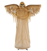 Aperçu: Squelette d'ange de la mort avec son et lumière 160cm