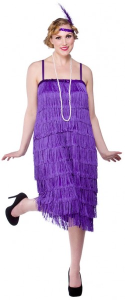 Flapper Lady Kostüme Violett 2