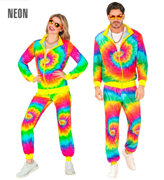 Neon Batik Rainbow Trainingsanzug - unisex