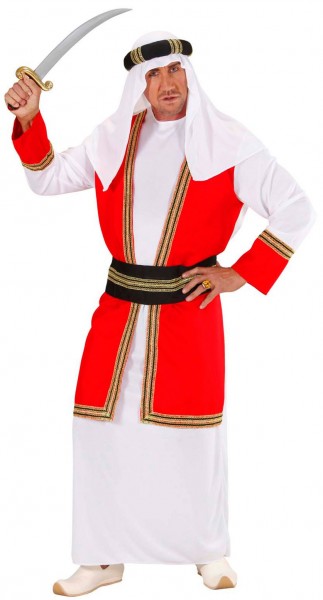 Disfraz de príncipe Abudi Emiratos Árabes para hombre 2