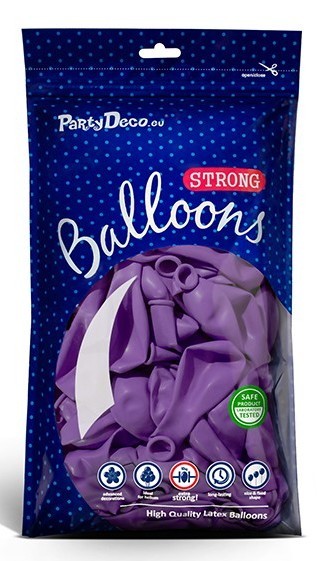 100 Ballons Pastell-Lavendel 27cm 2