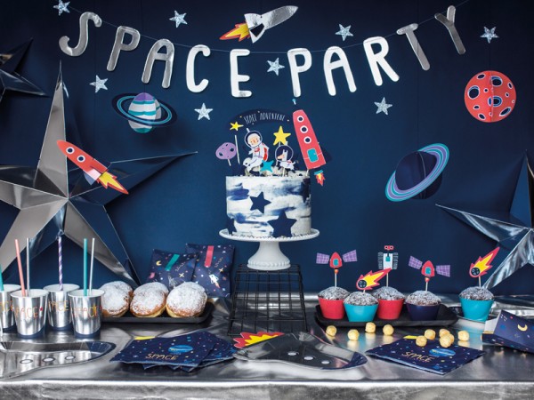Weltall Party Space Girlande 96cm 3