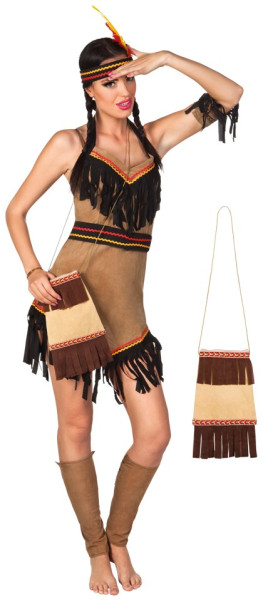 Indianer Handtasche Braun