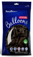 Widok: 50 balonów w kolorze czekoladowego brązu 30 cm