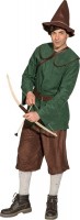 Oversigt: Variant middelalderlig krigertøj til mænd
