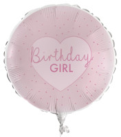 Vorschau: Pinky Winky Geburtstags-Folienballon 43cm