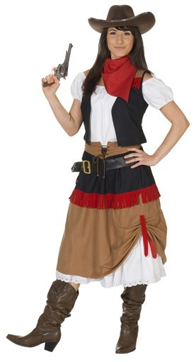 3-piece cowgirl costume