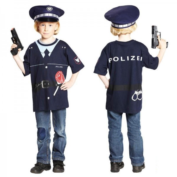 Kleines Polizei Kinder Shirt
