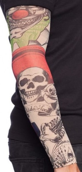 Tattoo sleeve skull party