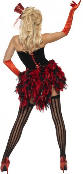 Burlesque 20s feather costume 4