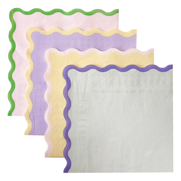 16 serviettes Bella Pastel 33cm
