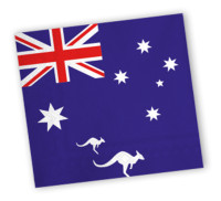 20 servilletas Australia Down Under 33cm