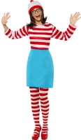 Preview: Striped Where's Walter Costume For Women