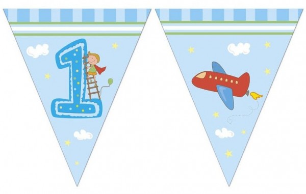Theos 1st Birthday pennant chain 1.7m