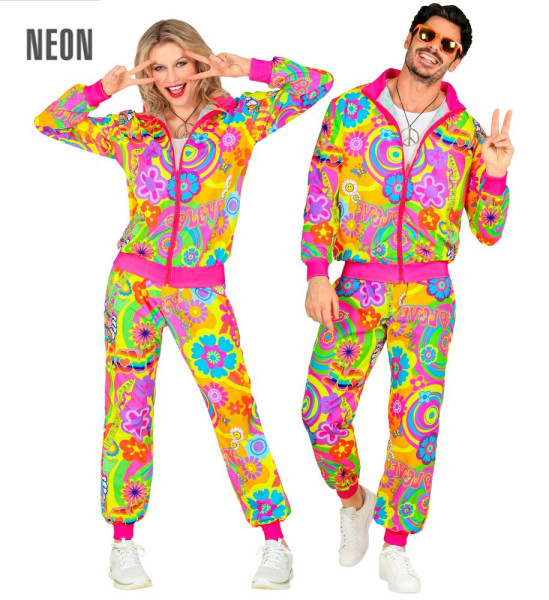 Neonowy dres Hippie Love - unisex
