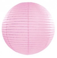 Bella lanterna di carta rotonda rosa 20cm