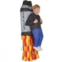 Oversigt: Oppustelig raket kostum til børn
