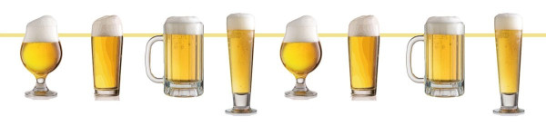 Ghirlanda bicchieri di birra 10m