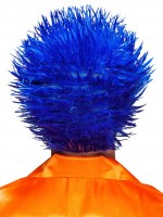 Preview: Blue gel hedgehog men's wig