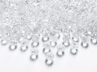 Förhandsgranskning: 50 genomskinliga kristallpärlor 1 cm
