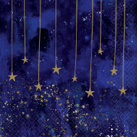 16 servilletas Estrella de medianoche 33cm