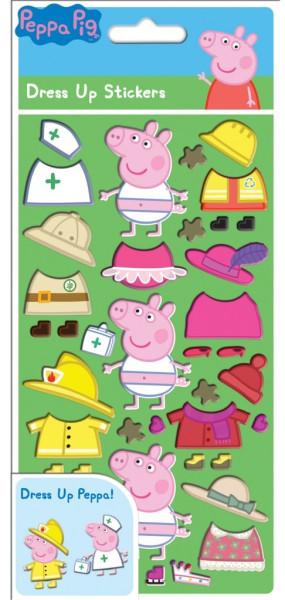 Peppa Pig Dress Up Stickers Professions