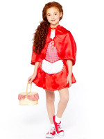 Costume bambina da Cappuccetto Rosso