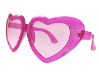 Vorschau: Maxi Partybrille Sweetheart Pink 8cm