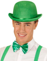 Grøn irsk bowler-hat