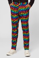 Anteprima: Completo uomo OppoSuit arcobaleno zebrato