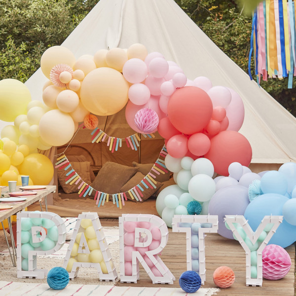 Fillable PARTY balloon stand