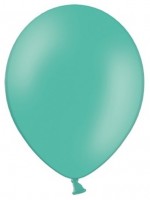 Preview: 50 party star balloons aquamarine 30cm
