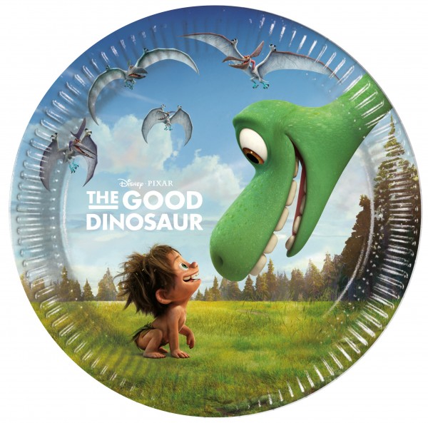 8 Disney Pixar Arlo & Spot dinosaur paper plates 20cm