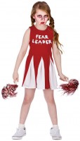 Zombie cheerleader girl child costume
