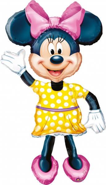 Globo aerostático de Minnie Mouse ondeando