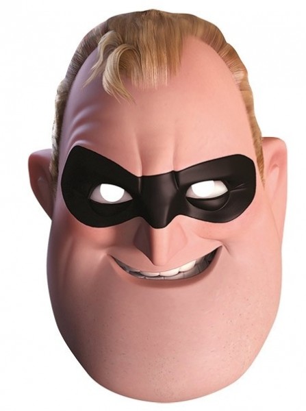 Máscara de cartón de The Incredibles Bob
