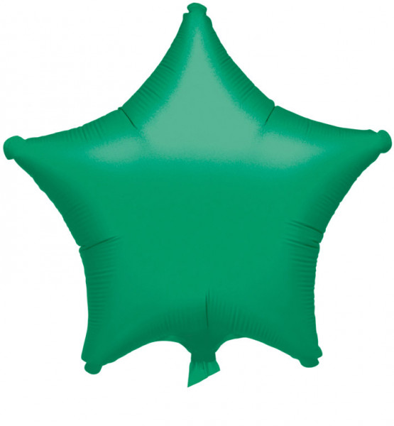 Mørkegrøn stjerne ballon 48cm