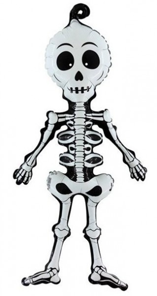 Globo foil esqueleto desvencijado Bobby 74cm