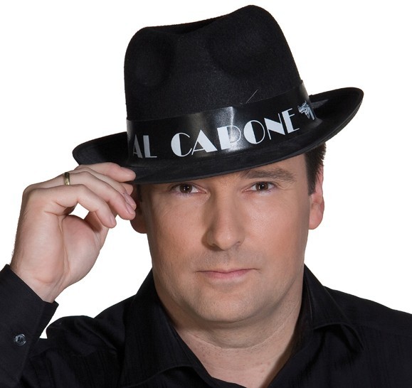 Sombrero Fedora Al Capone Mafia